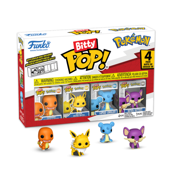 Bitty Pop Pokemon 2 - Boîte de 4