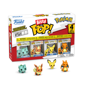 Bitty Pop Pokemon 3 - Boîte de 4